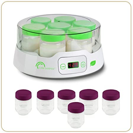 YAOURTIERE DIGITALE 7 POTS LITTLE BALANCE + 7 POTS EN VERRE OFFERTS