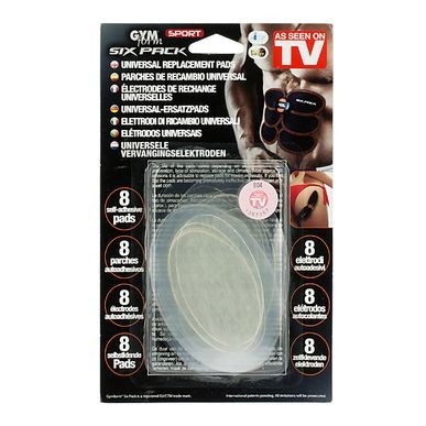 ELECTRODES DE RECHANGE GYMFORM 6 PACK LOT DE 8 — image 1