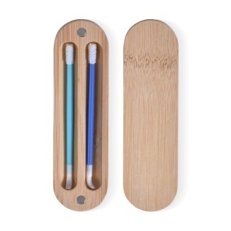SET DE 2 COTON TIGES REUTILISABLES SILICLEAN