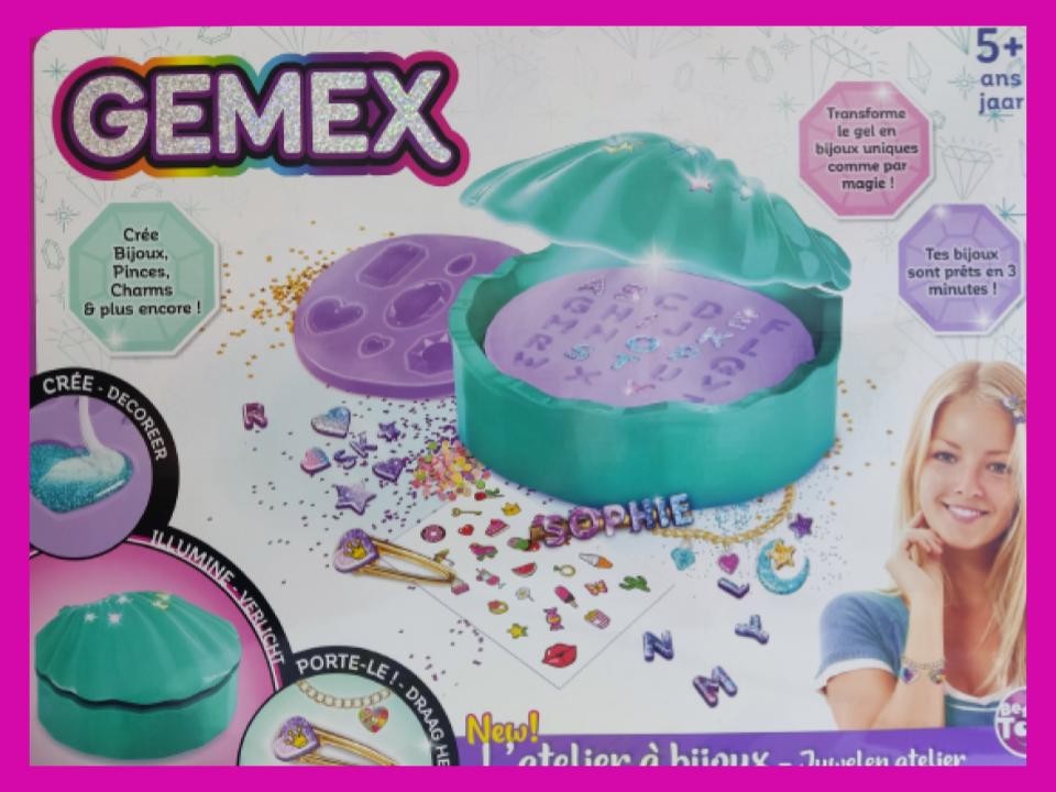 GEMEX COFFRET L'ATELIER A BIJOUX COQUILLAGE