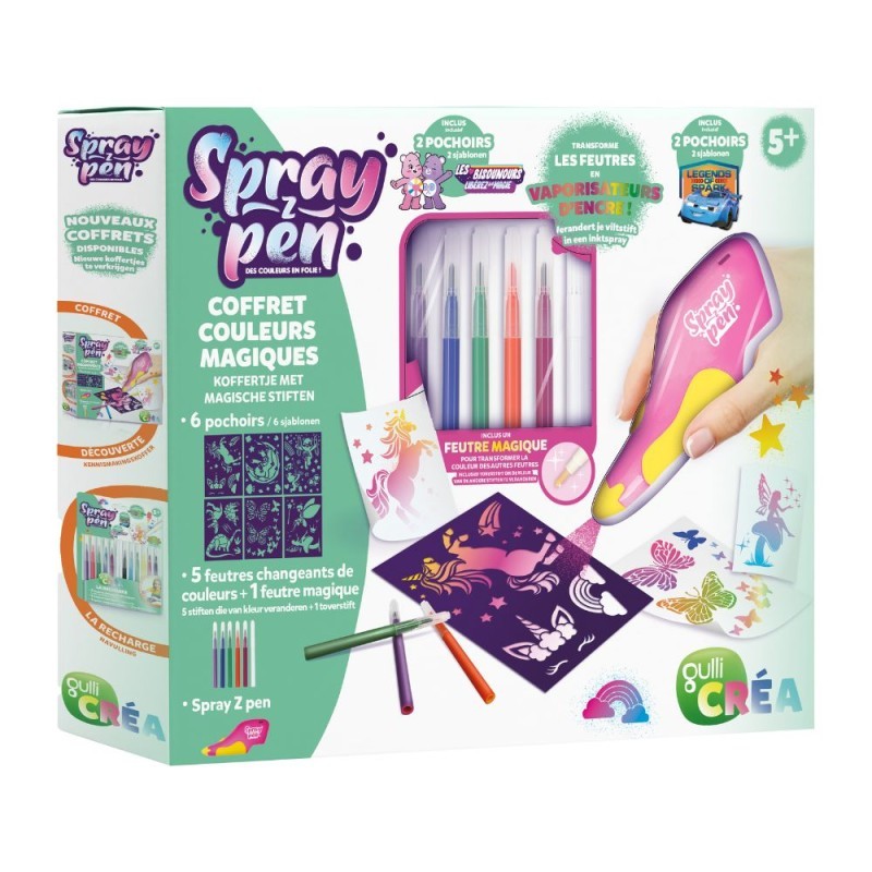 SPRAY Z PEN COFFRET COULEURS MAGIQUES OFFRE SPECIALE