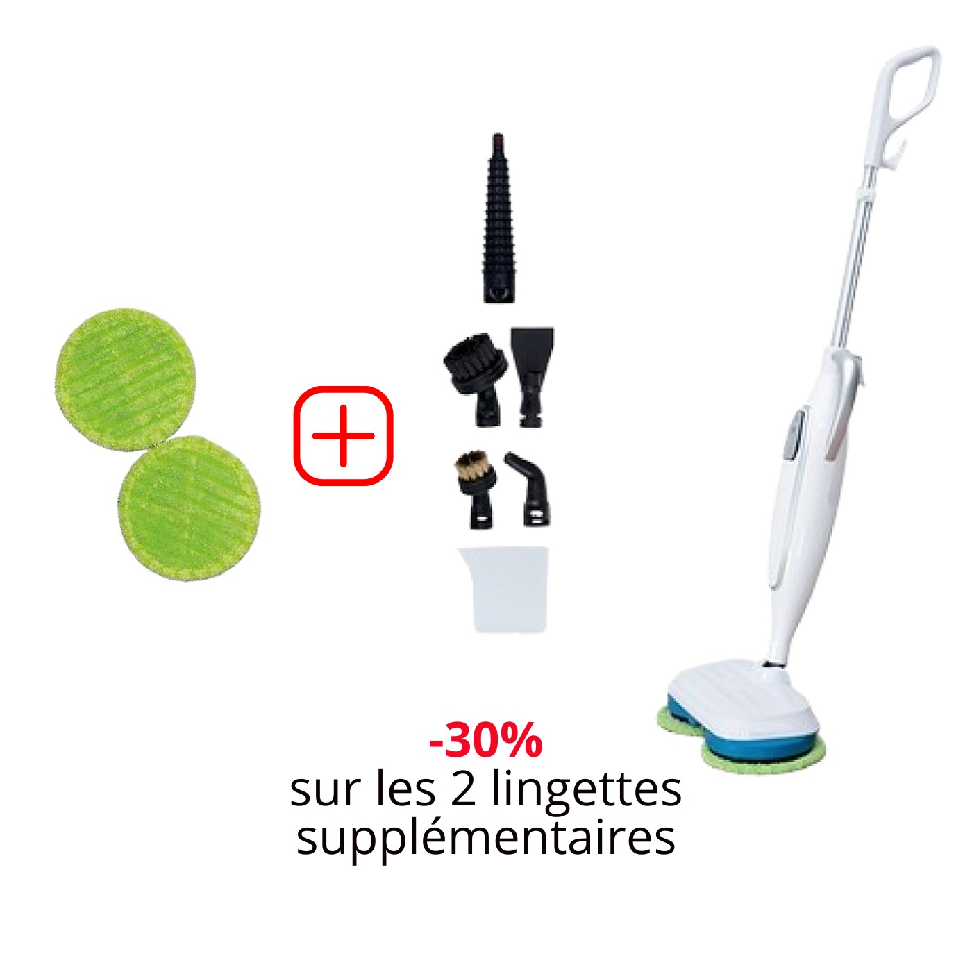 OFFRE SPECIALE STEAM TWISTER + 2 LINGETTES