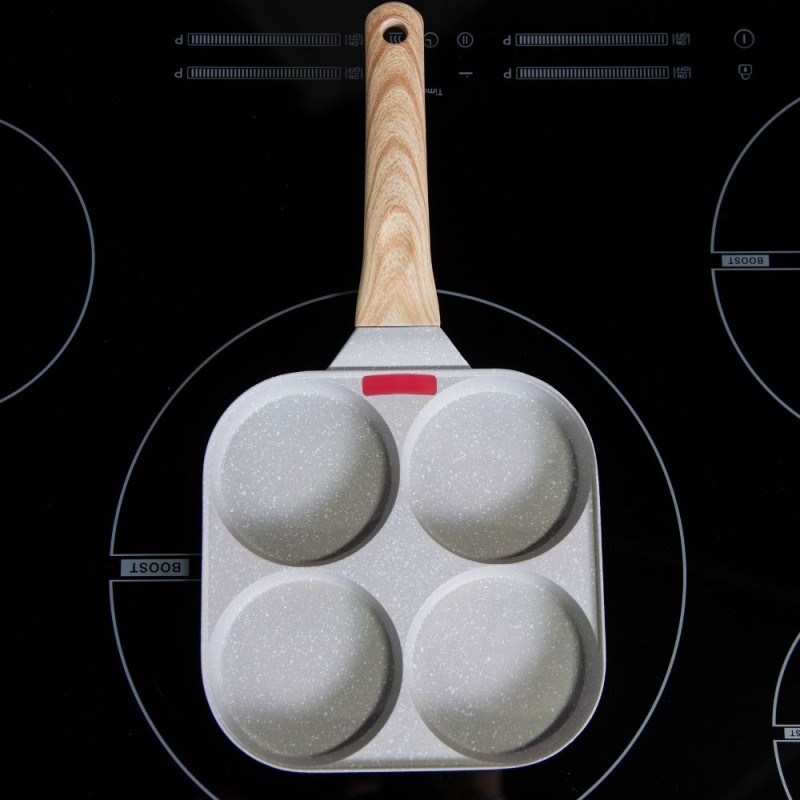 POELE 4 COMPARTIMENTS AVEC SPATULE WONDERPAN