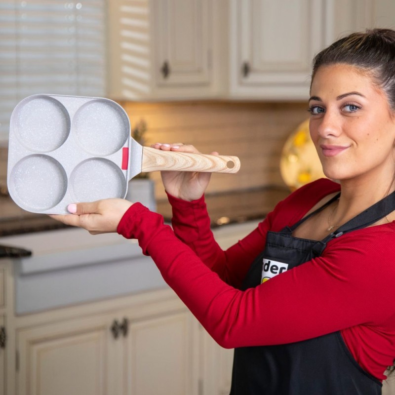 POELE 4 COMPARTIMENTS AVEC SPATULE WONDERPAN