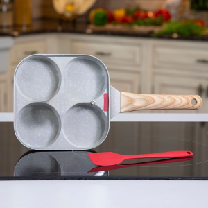 POELE 4 COMPARTIMENTS AVEC SPATULE WONDERPAN
