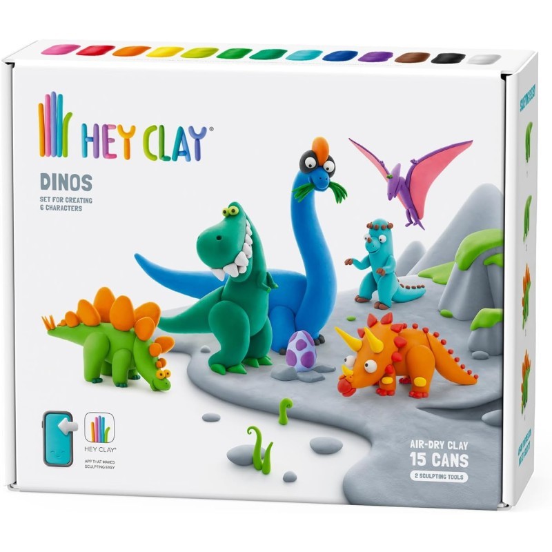 PATE A MODELER HEY CLAY® GRAND COFFRET DE 6 — image 2