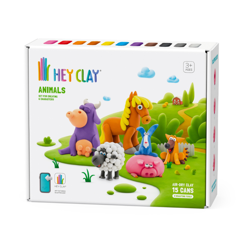 PATE A MODELER HEY CLAY® GRAND COFFRET DE 6 — image 9