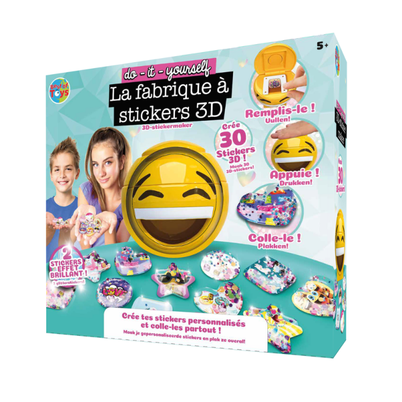 FABRIQUE A STICKERS RECHARGE 50 STICKERS A PERSONNALISER