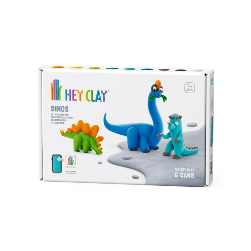 PATE A MODELER HEY CLAY® COFFRET MOYEN DE 3