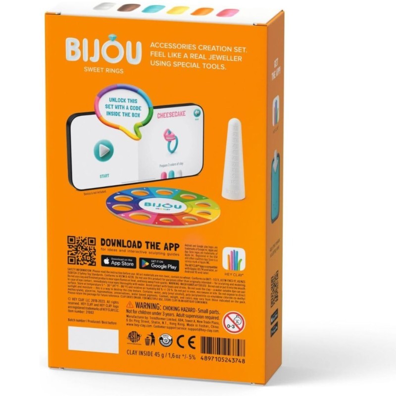PATE A MODELER HEY CLAY® COFFRET BAGUES — image 7