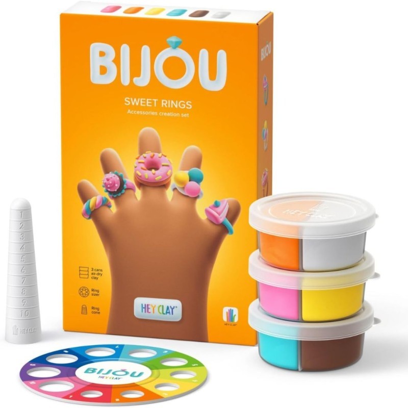 PATE A MODELER HEY CLAY® COFFRET BAGUES — image 8