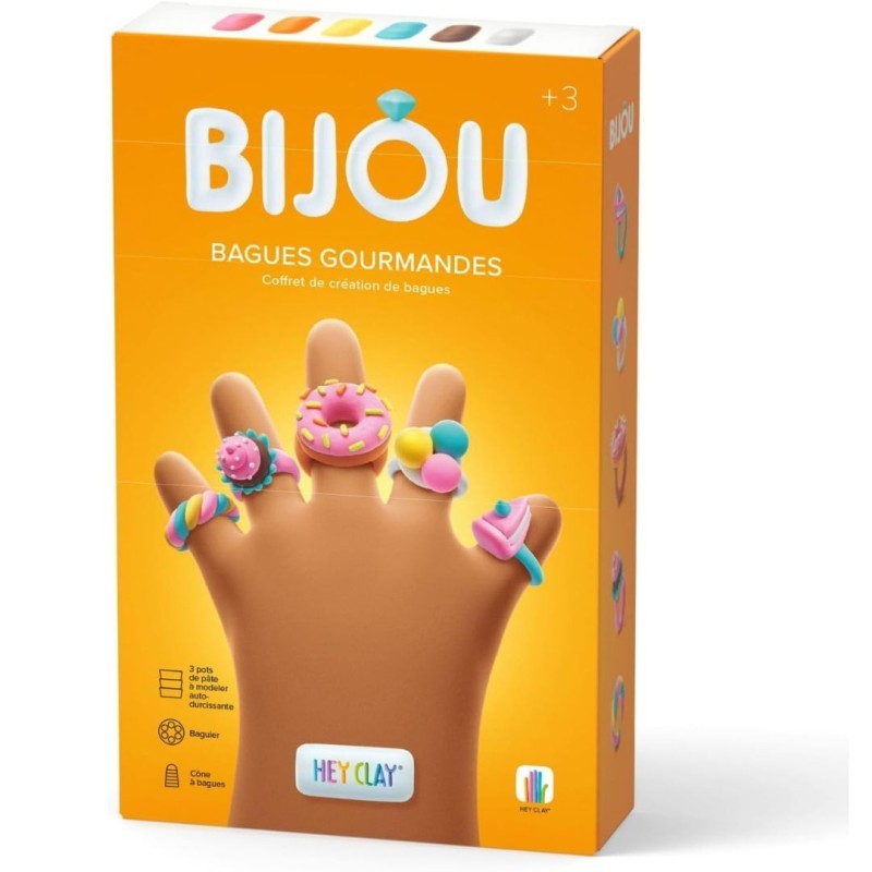 PATE A MODELER HEY CLAY® COFFRET BAGUES — image 9