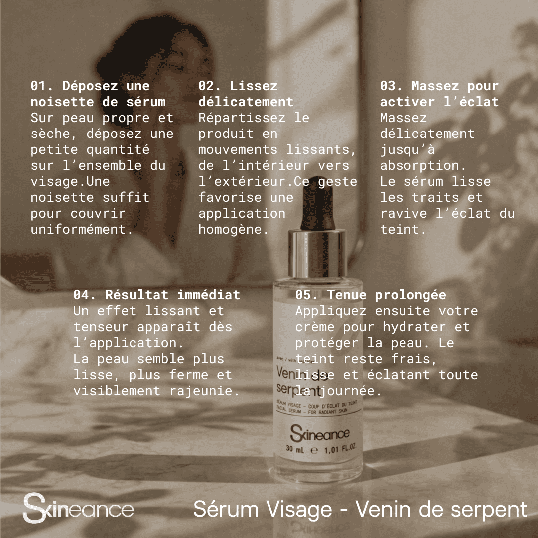 VENIN DE SERPENT SERUM VISAGE