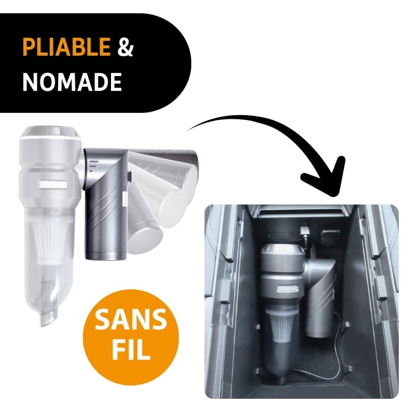 ASPIRATEUR SOUFFLEUR 4 EN 1 POWERVAC