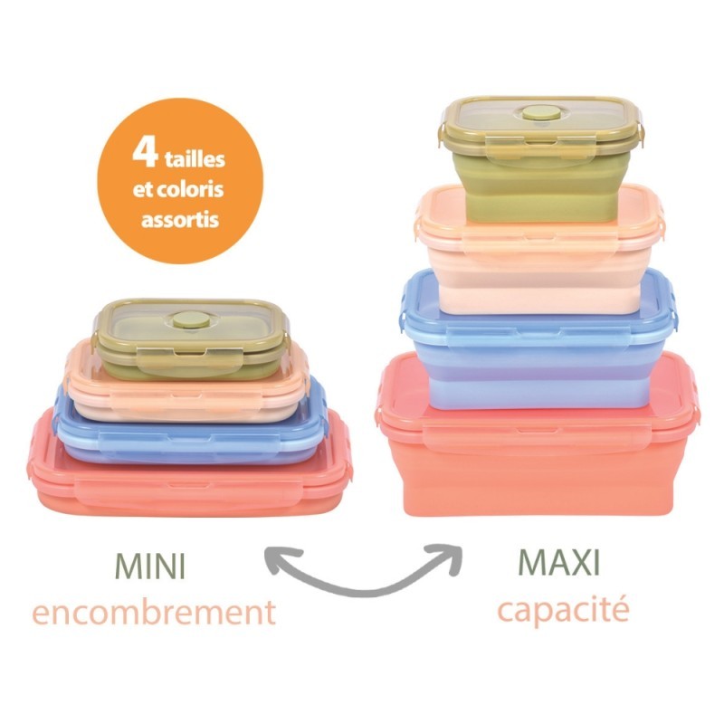BOITES EQUILIBRE PLIABLES HERMETIQUES LOT DE 4 — image 5