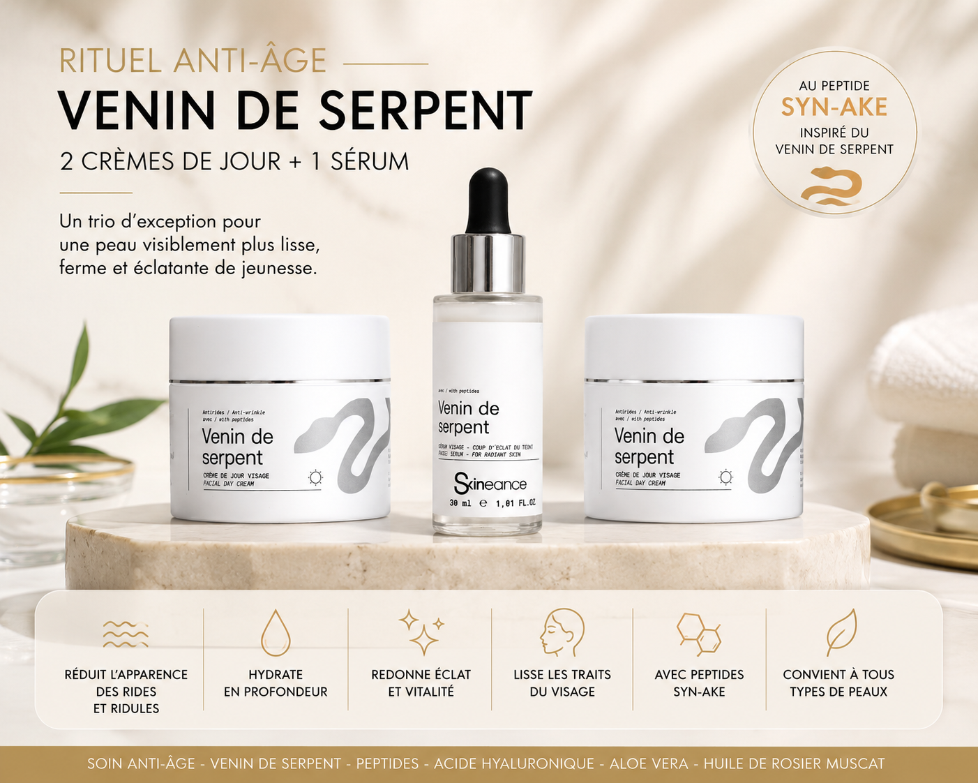 VENIN DE SERPENT CURE TOTALE