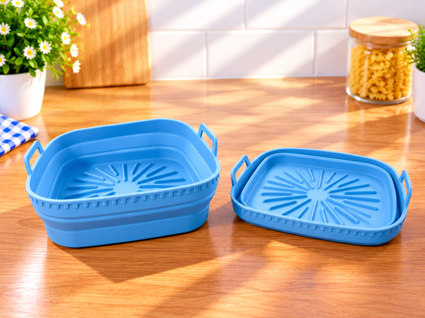 FLEXICOOK MOULES SILICONES POUR AIR FRYER LOT DE 2