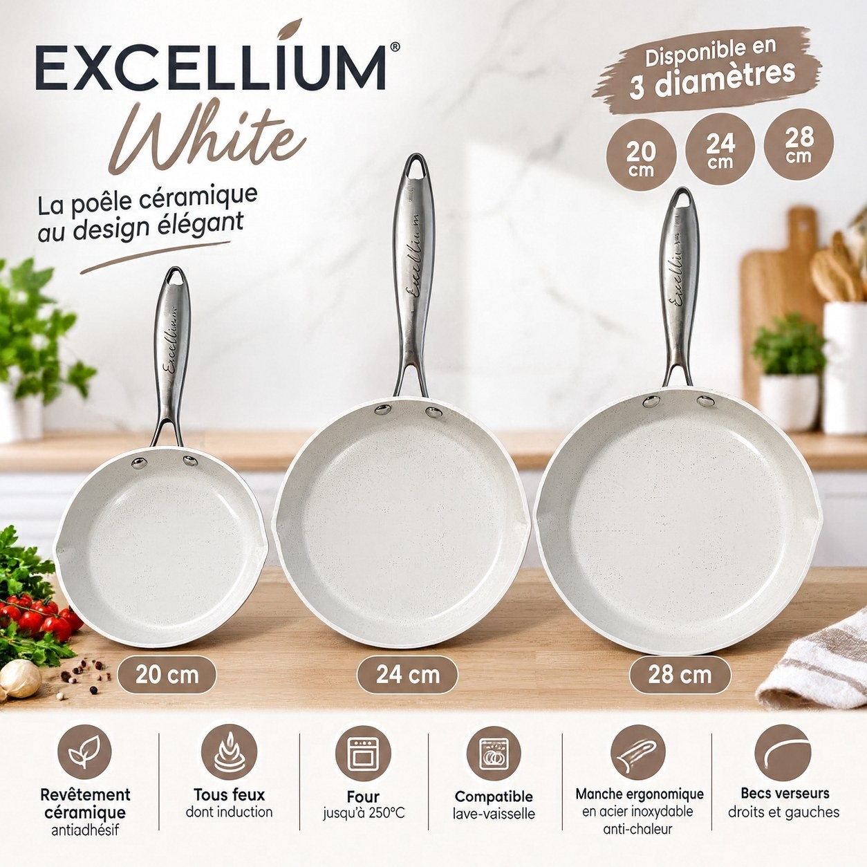 POELE EXCELLIUM WHITE — image 6